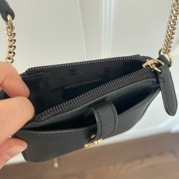 Dkny wallet chain bag - leather - Black - Picture 2 of 4